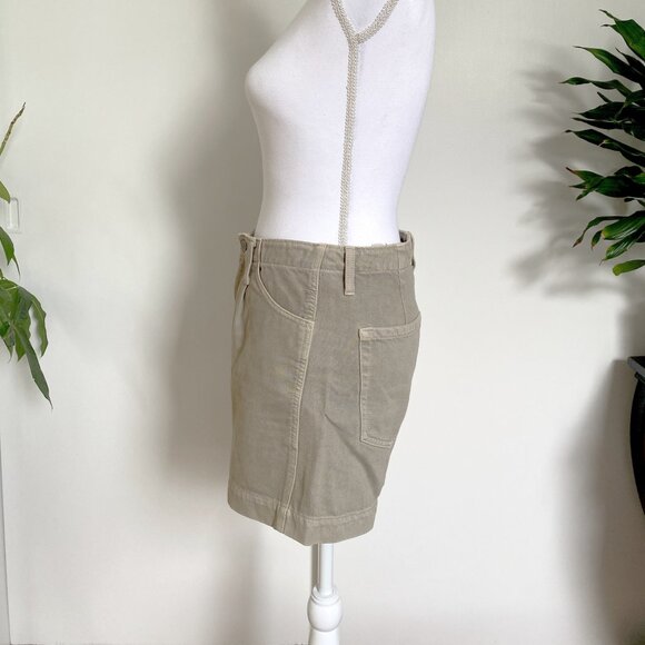 ✨ NWOT Soft Khaki High-Rise Denim Shorts ✨ Banana Republic - Picture 5 of 8